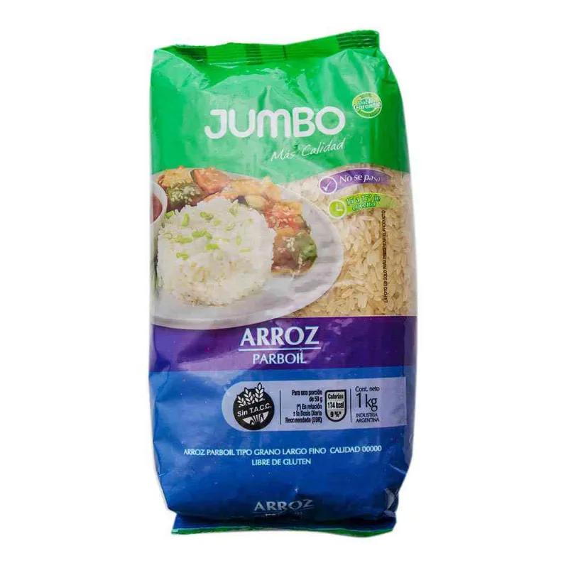 Arroz Jumbo Parboil 1 Kg