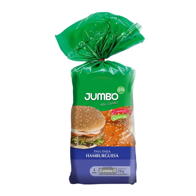 Pan Jumbo Para Hamburguesa-bsa-un. 4