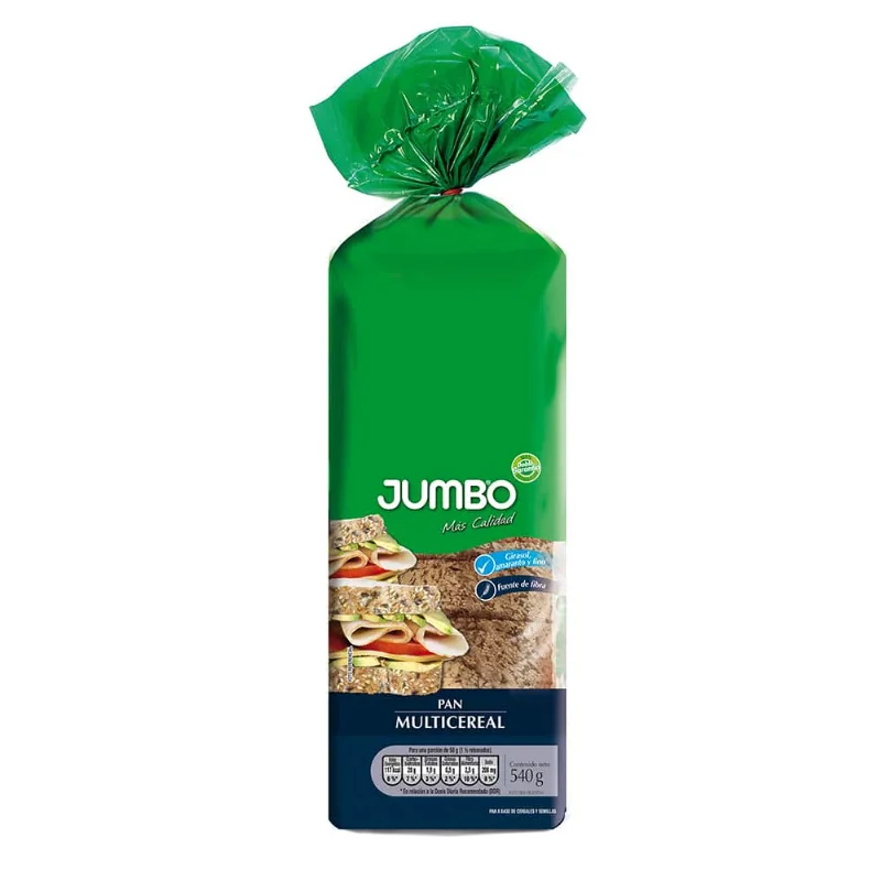 Pan Jumbo Multicereal 540 Gr
