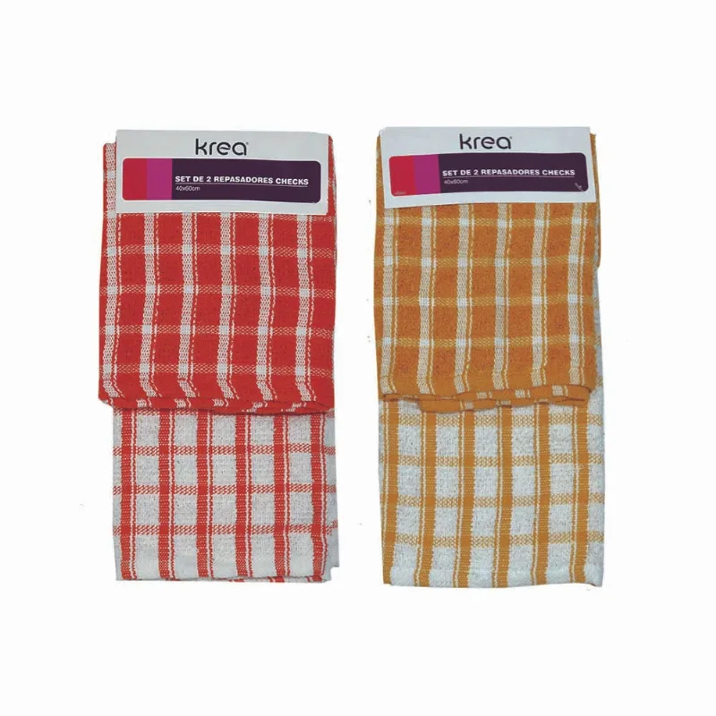 Set Repasador Krea Checks Ht-9801 X 2 Un-pck-un.-2