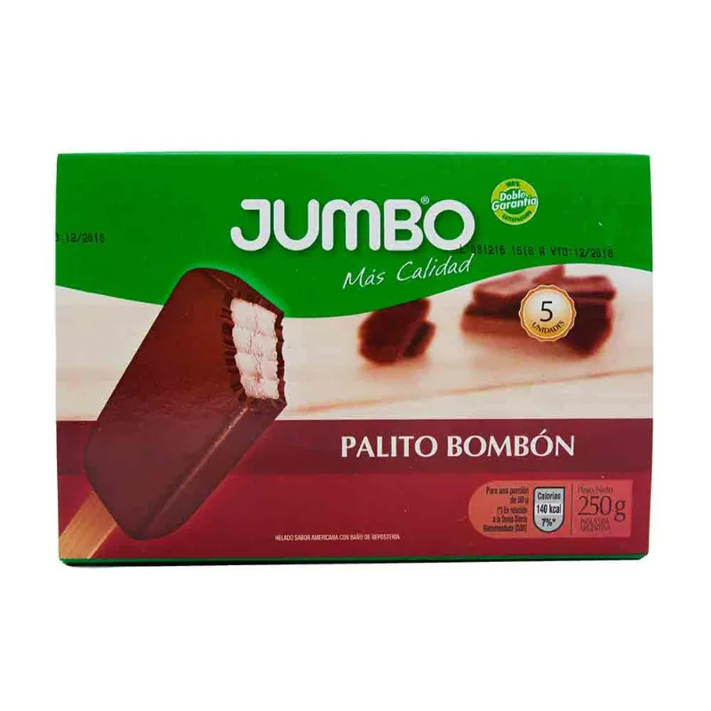 Palito Bombón Helado Jumbo 5 U