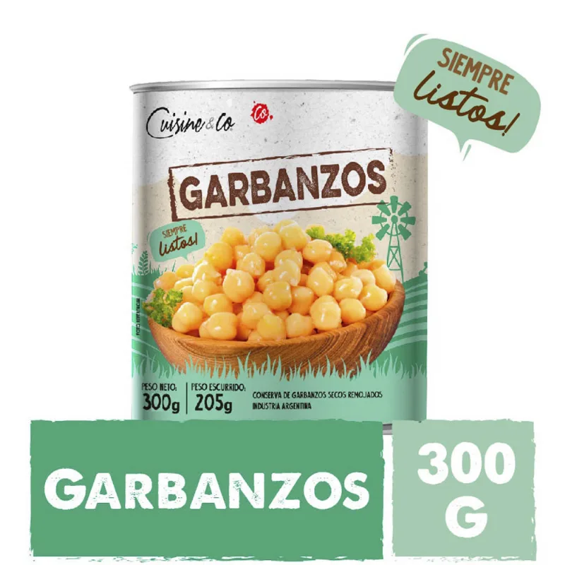 Garbanzos 300 Grs Cuisine & Co