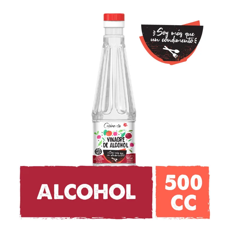 Vinagre De Alcohol 500 Ml Cuisine & Co