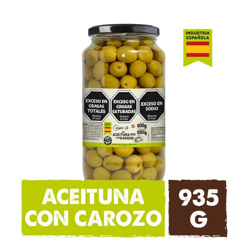 Aceitunas Con Carozo En Salmuera 935 Grs Cuisine & Co