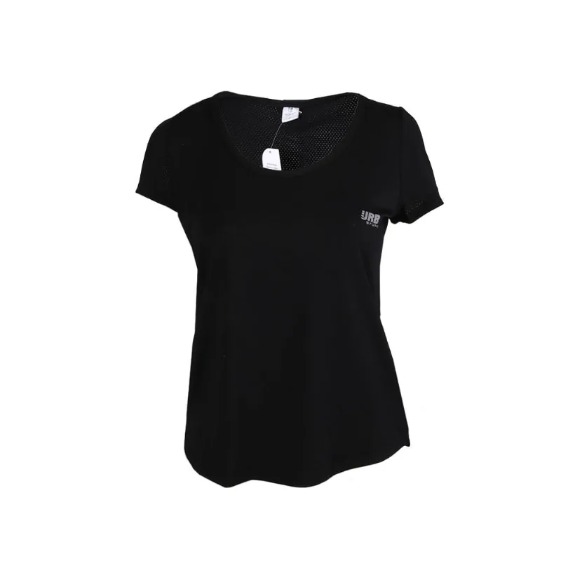 Remera Mujer Dep C/ref Negra Urb