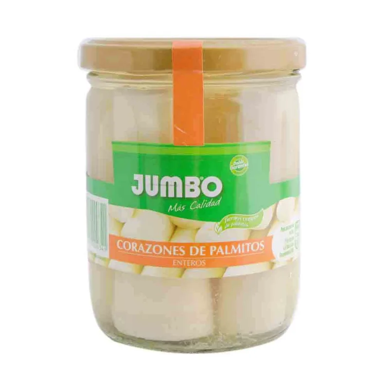 Palmitos En Frasco Jumbo 250 Gr