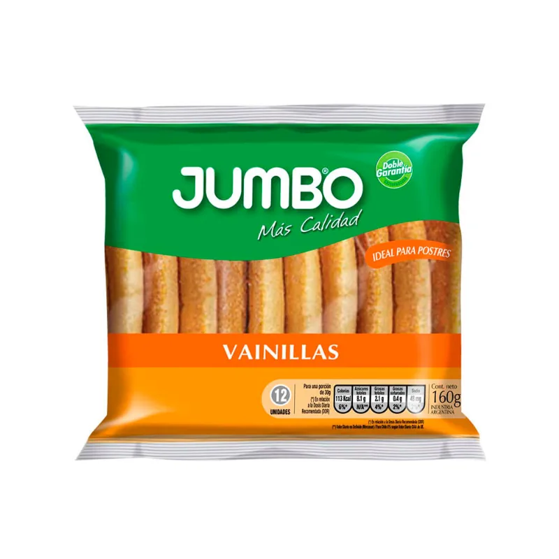 Vainillas Jumbo 160 Gr