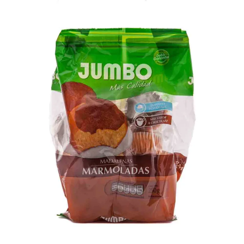 Madalenas Jumbo De Marmolado 250 Gr