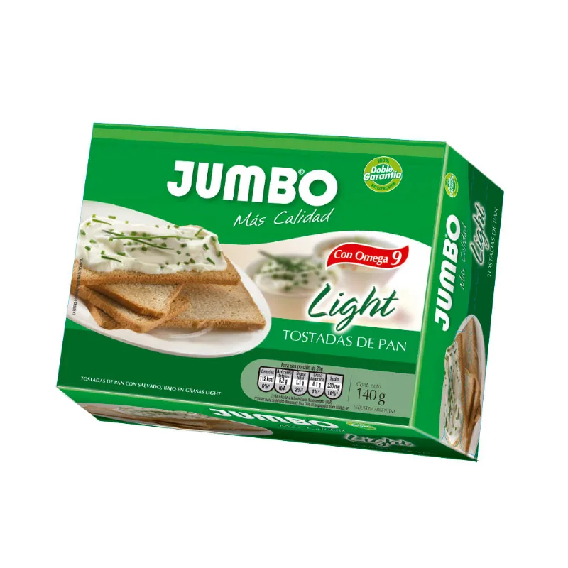 Tostadas Jumbo Light 140 Gr