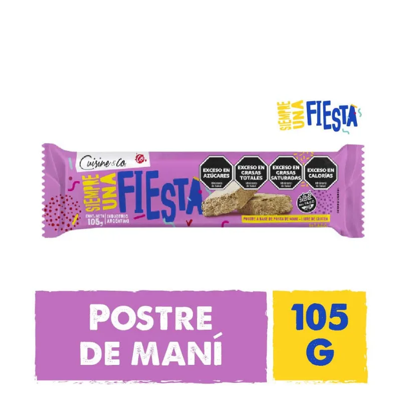Postre de Maní 105 Grs Cuisine & Co