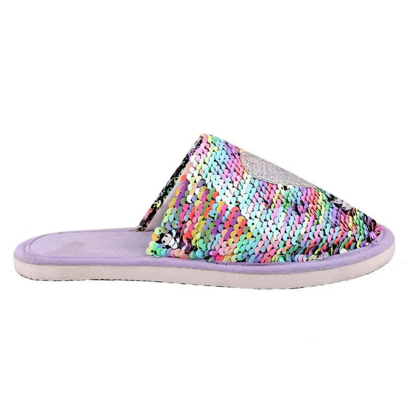 Pantufla Niñas Set Lentejuelas 25-34 Urb Oi23 Pantufla Niñas Lentejuelas 25-26 Urb Oi23