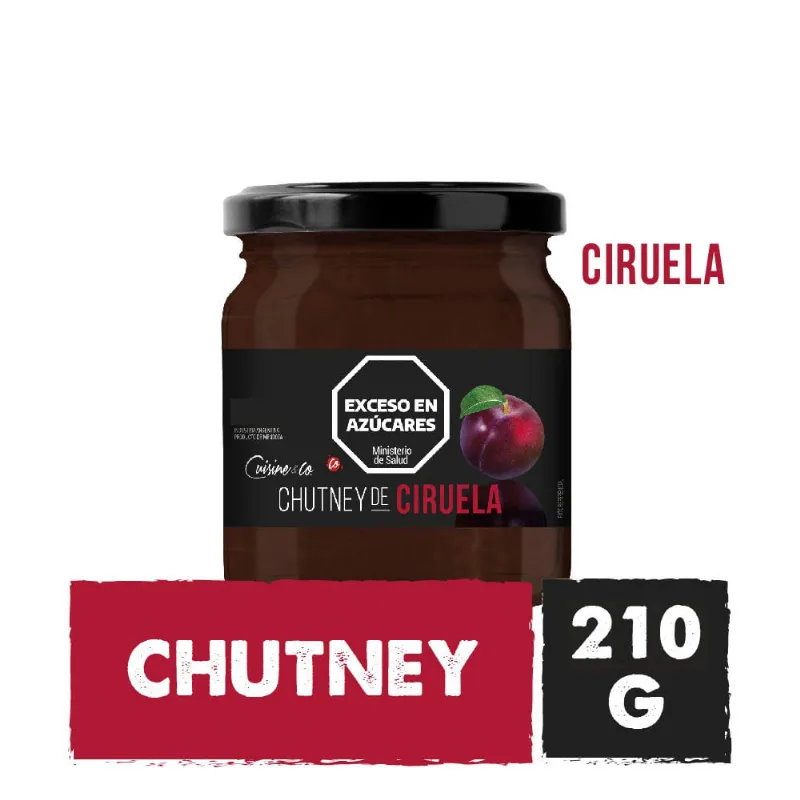 Chutney Sabor Ciruela Premium 210 Grs Cuisine & Co