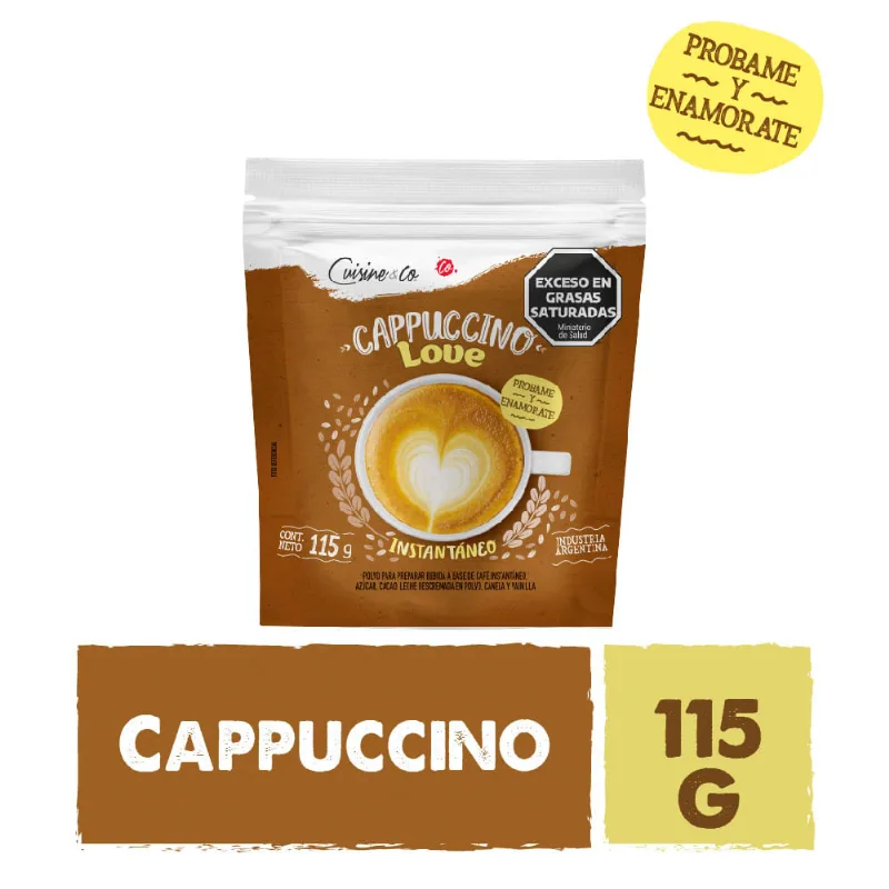 Cappuccino Tradicional 115 Grs Cuisine y Co Capuccino 115 Grs Cuisine & Co