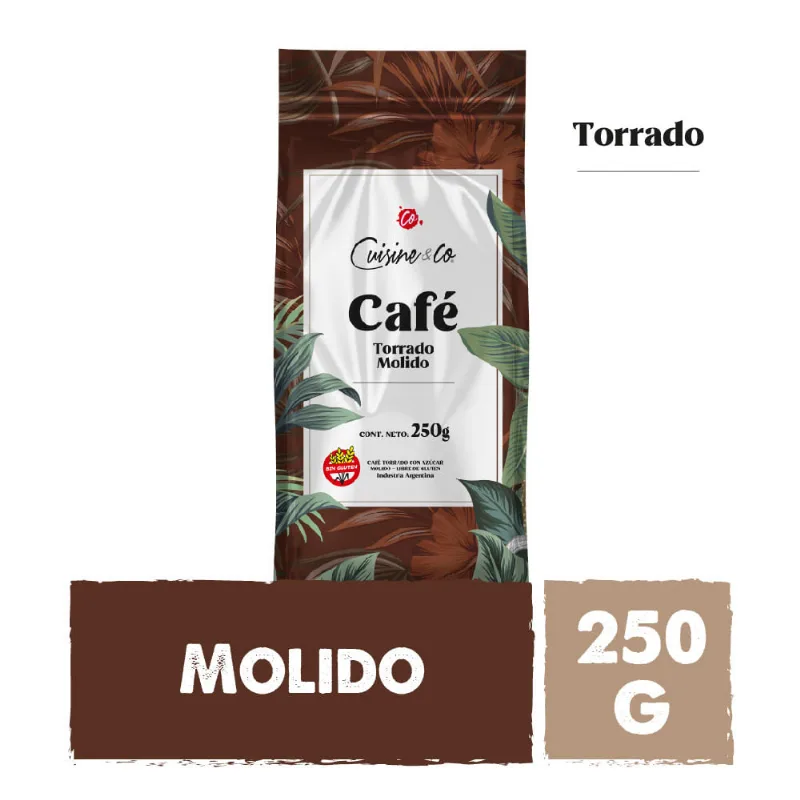 Café Molido Torrado 250 Grs Cuisine y Co