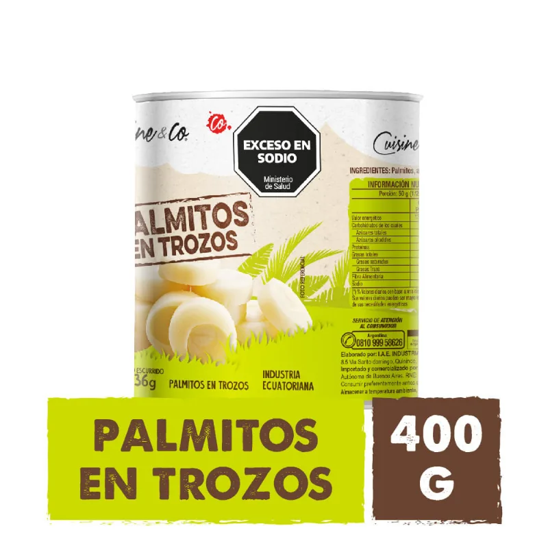 Palmitos Enteros 400 Gr Cuisine & Co