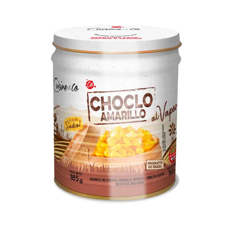 Choclo Amarillo Al Vapor X 160 Gr Cuisine & Co