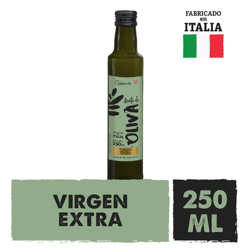 Aceite de Oliva Extra Virgen 250 Ml Cuisine & Co Premium Aceite Oliva Virgen Extra X 250 Ml Cuisine & Co