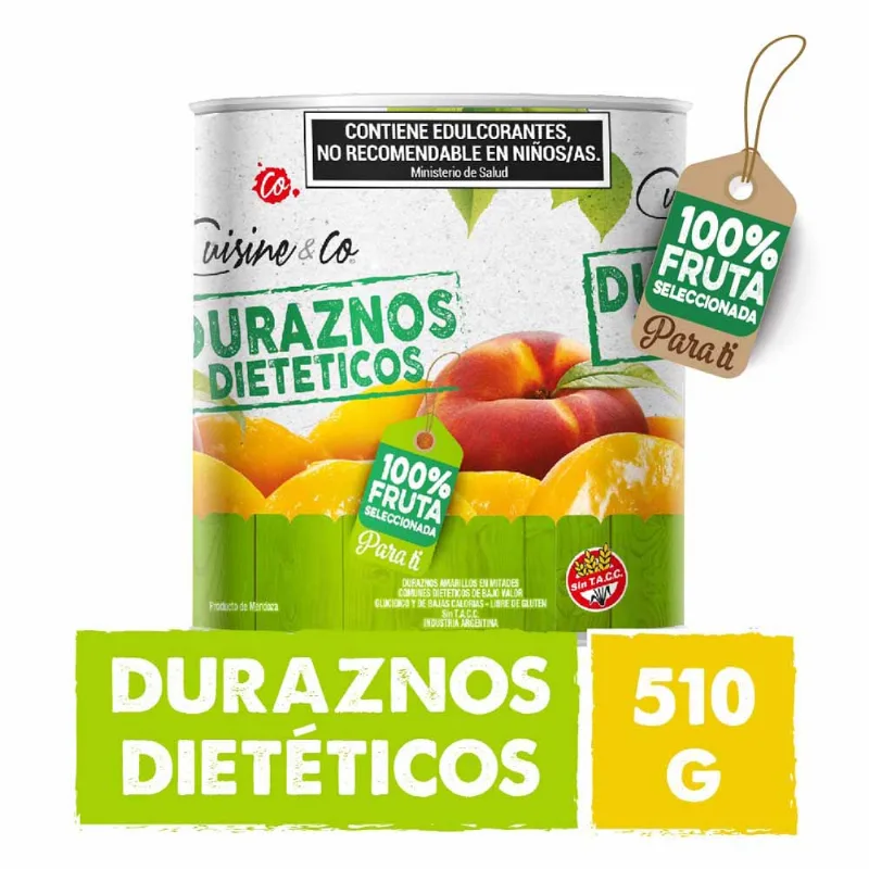 Duraznos Amarillos En Mitades Light Cuisine & Co