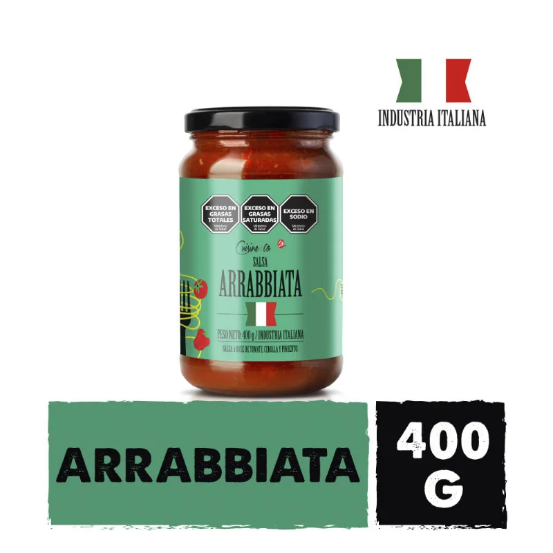 Salsa De Tomate Arrabiata Cuisine X 400 Grs Cuisine & Co