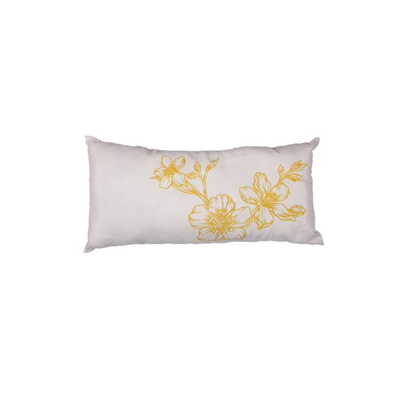 Almohadon Lienzo Con Estampado 60x30 Cm