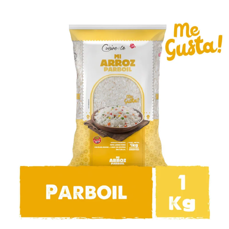 Arroz Parboil Grano Largo 1 Kg Cuisine & Co Arroz Parboil 1 Kg Cuisine & Co