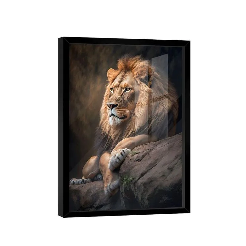 Quadro Leão Maestro -- Br Artes
