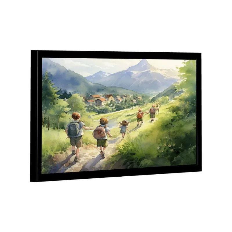 Quadro A Caminho Da Escola--br Artes