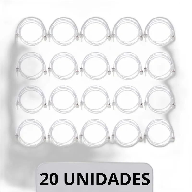 Kit 20 Extensor Equipo Adulto 120cm 1 Via 12fr - Markmed