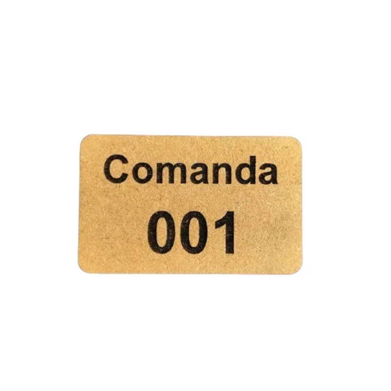 Comanda C-30 Ecológica Para Bar Com 30 Unidades Mdf 3mm Branco Trovarelli Móveis