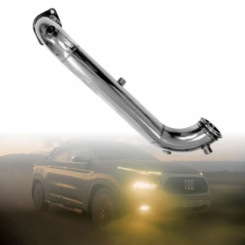 Downpipe Toro / Renegade Diesel 2.0 Aço Inox Superedition