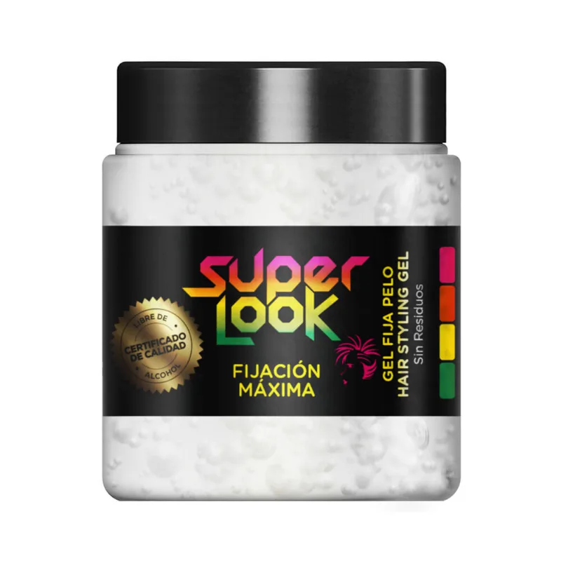 Gel fijador Super Look fijación máxima 500 g.