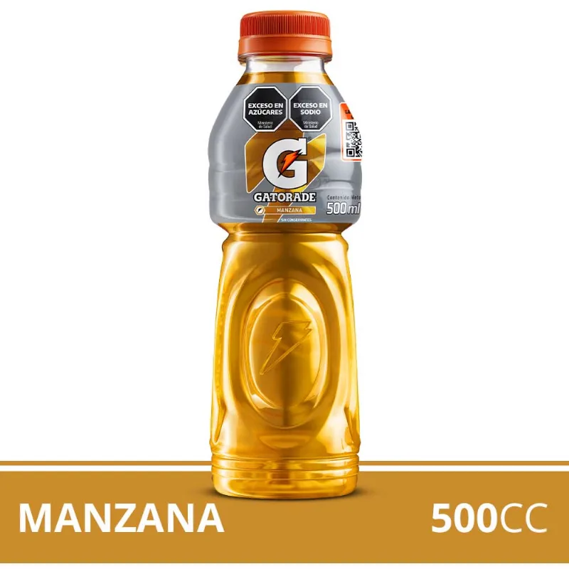 Bebida Isotónica Sabor Manzana 500 Ml Gatorade