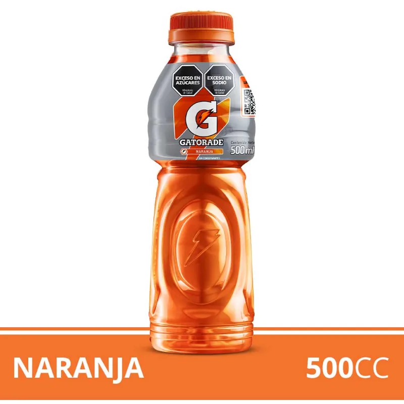 Bebida Isotónica Sabor Naranja 500 Ml Gatorade