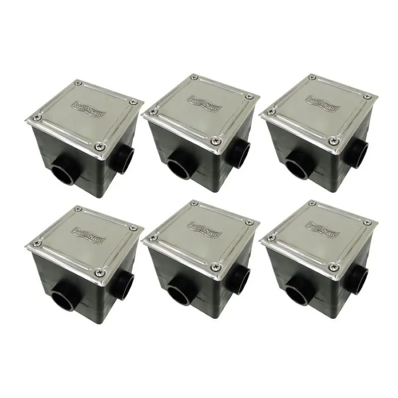 Caixa De Passagem Led Piscina Tampa Inox - Sodramar