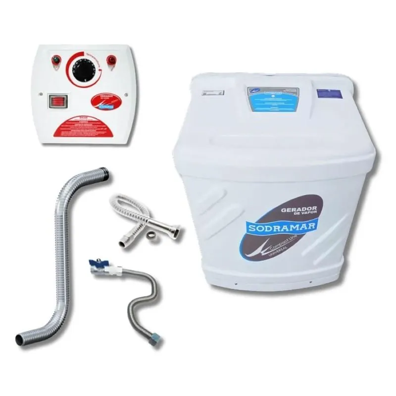 Sauna Vapor Sodramar 6kw + Quadro Analógico + Kit Instalação