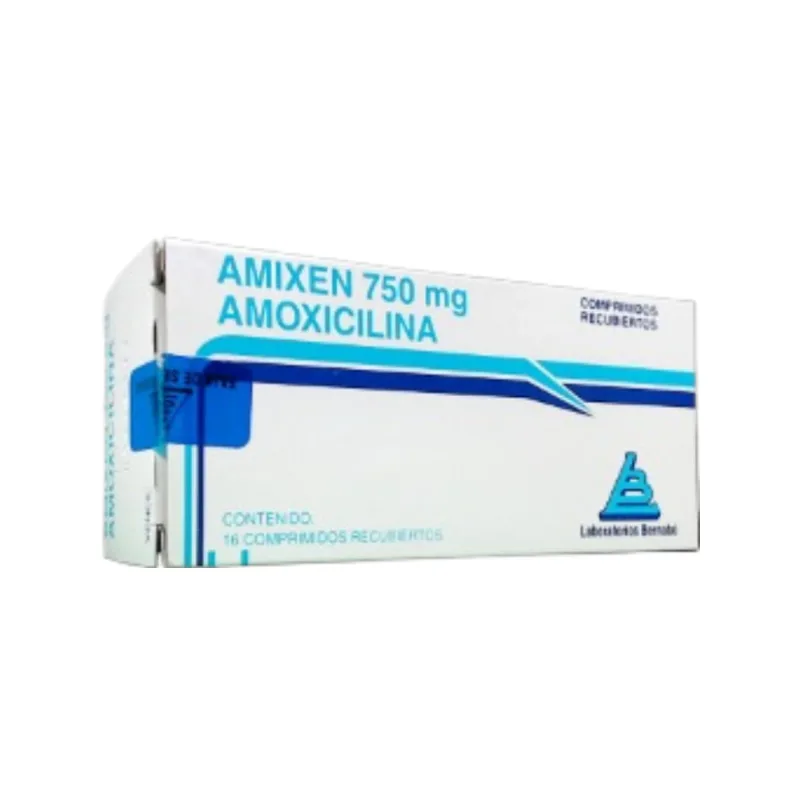Amixen Amoxicilina 750 mg x 16 Comp