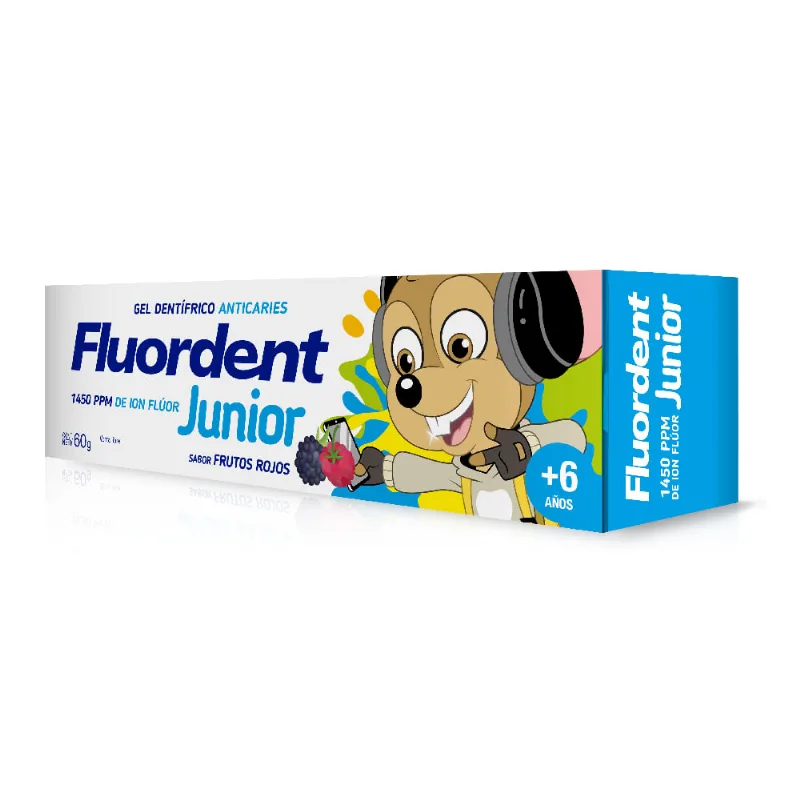 Fluordent Junior Sodio,Fluoruro Gel Dental x 60 g