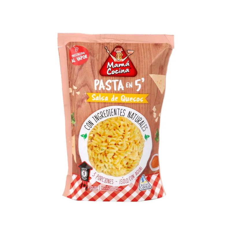 Fideos De Semola Mama Cocina Queso Instantaneo