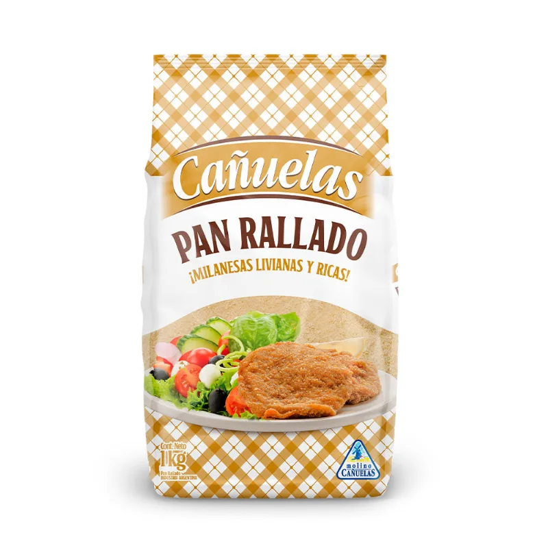 Pan Rallado 1 Kg Cañuelas Pan Rallado Cañuelas X1kg