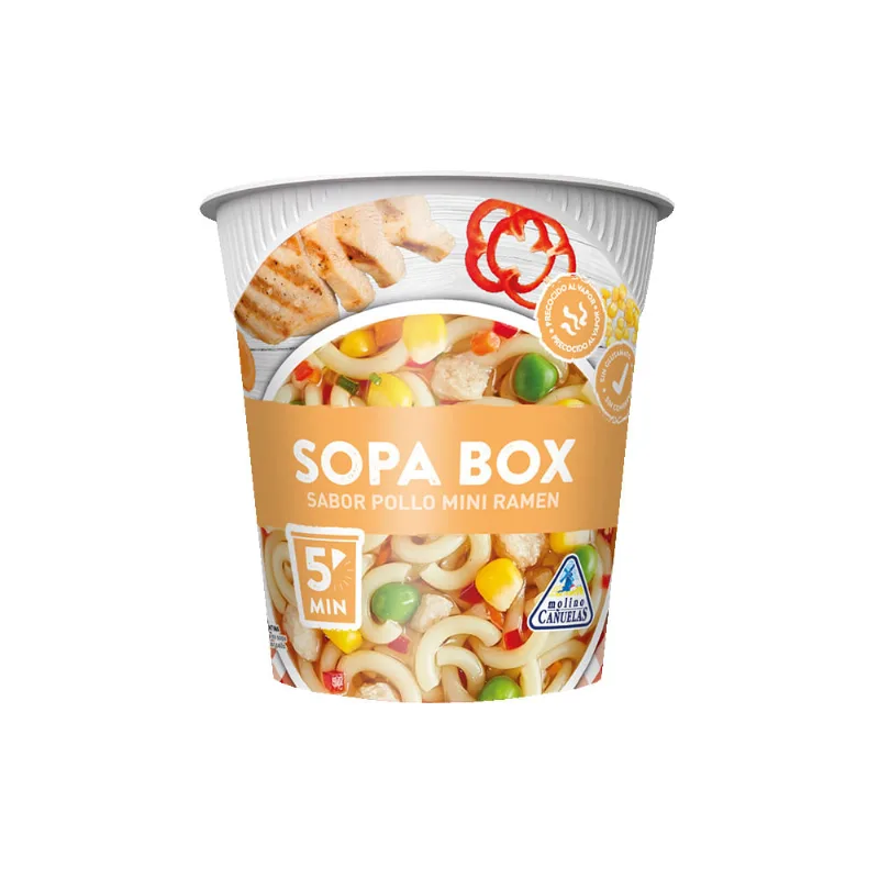 Sopa De Pollo Box Mini Ramenx45gr Sopa De Pollo Box Mini Ramen