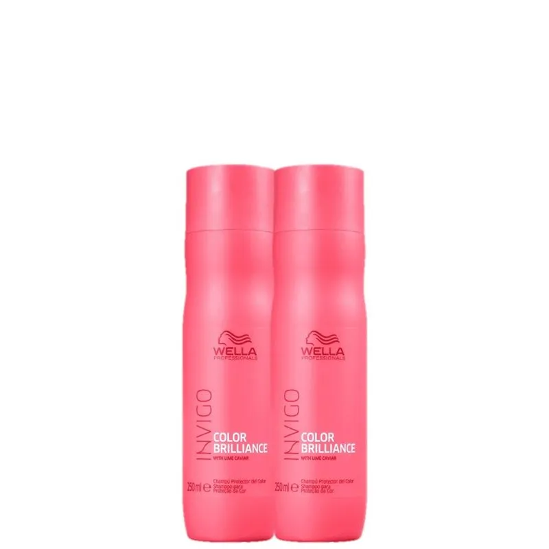 Kit Wella Invigo Color Brilliance Shampoo 250ml (2 Unidades)