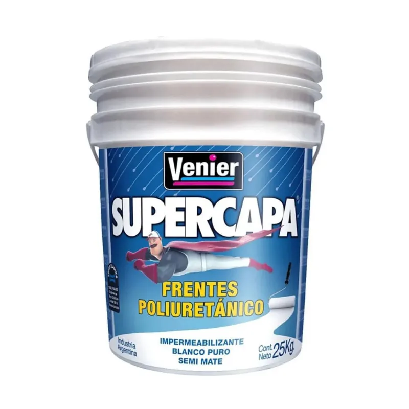 Supercapa frentes poliuretanica blanca 25 kg SUPERCAPA FRENTES POL BCO 25KG
