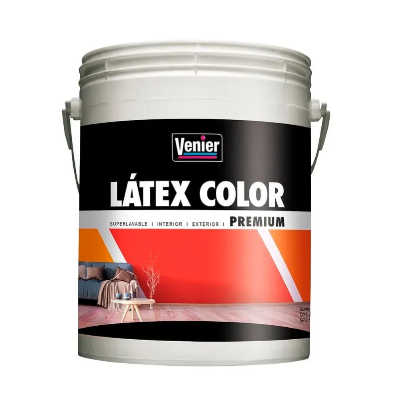 Pintura látex Venier color premium rosa festivo 1,25 lt