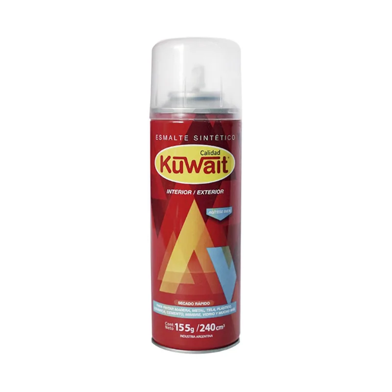 Aerosol Kuwait esmalte sintético bermellón 240 cc.