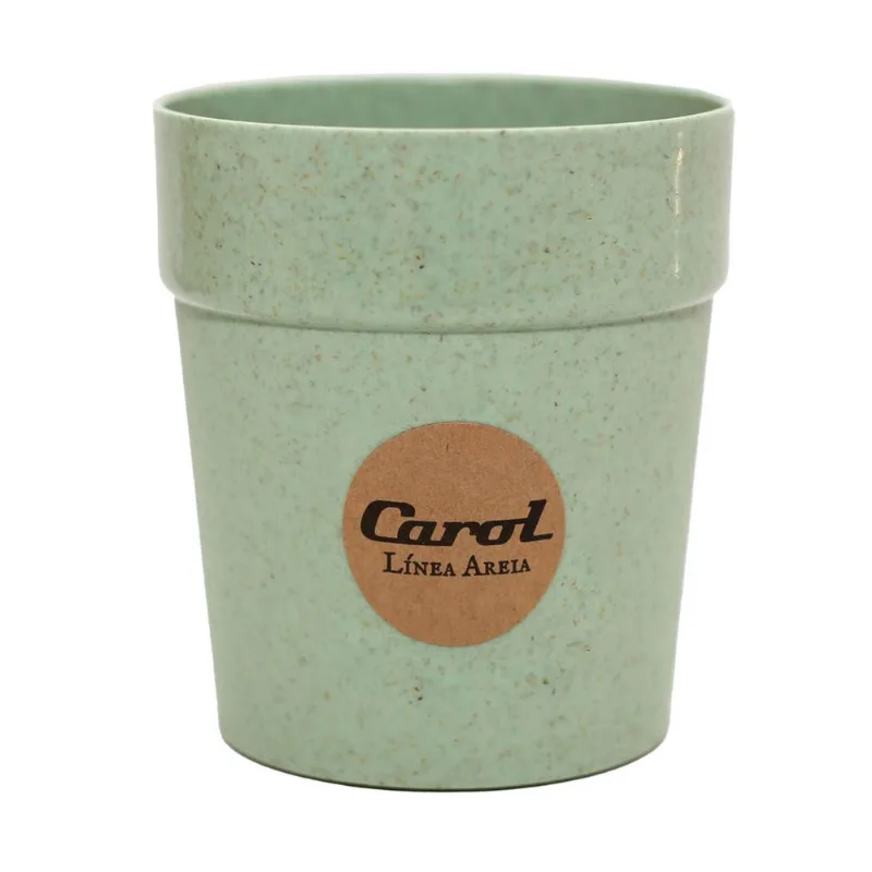 Vaso 300 ml Carol verde Línea areia