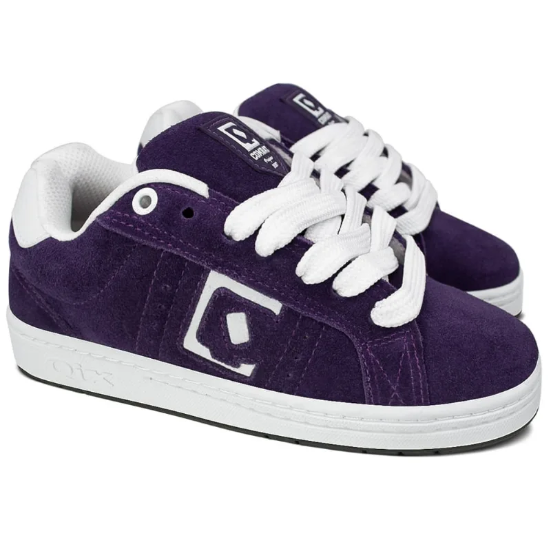 Tênis Qix Combat Suede Roxo Branco