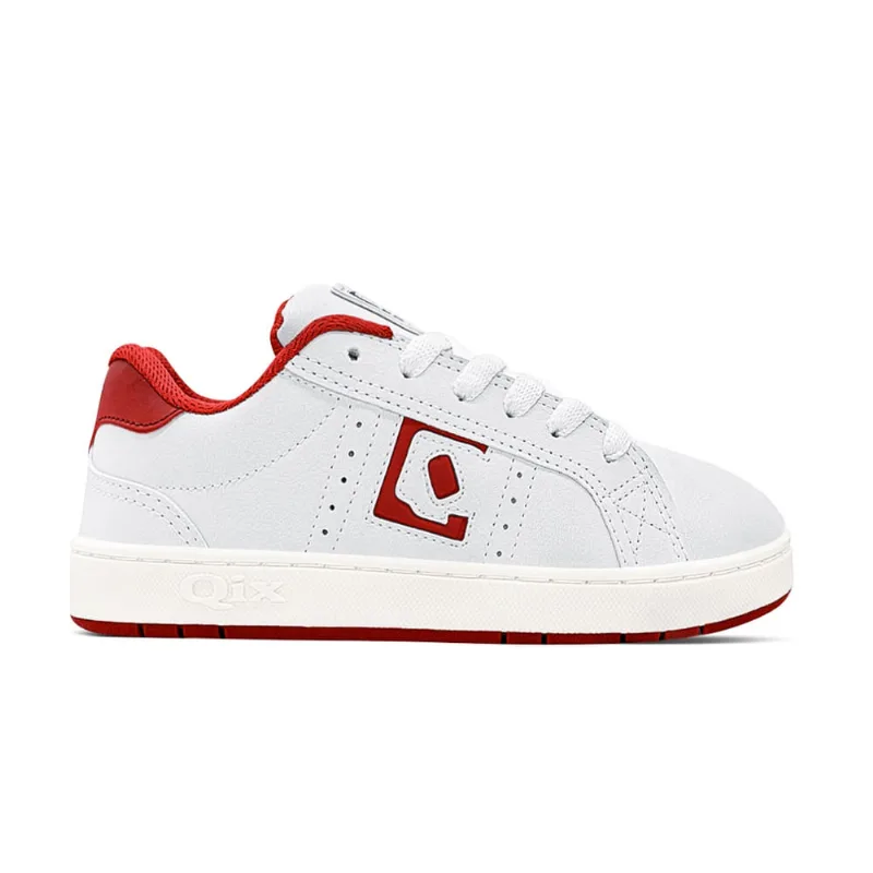 Tênis Qix Infantil Sintético Combat Retrô Vermelho