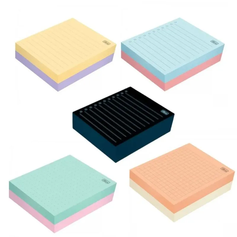 Kit 05 Blocos de Notas Tilembrete 80x91mm 100 Folhas Tilibra