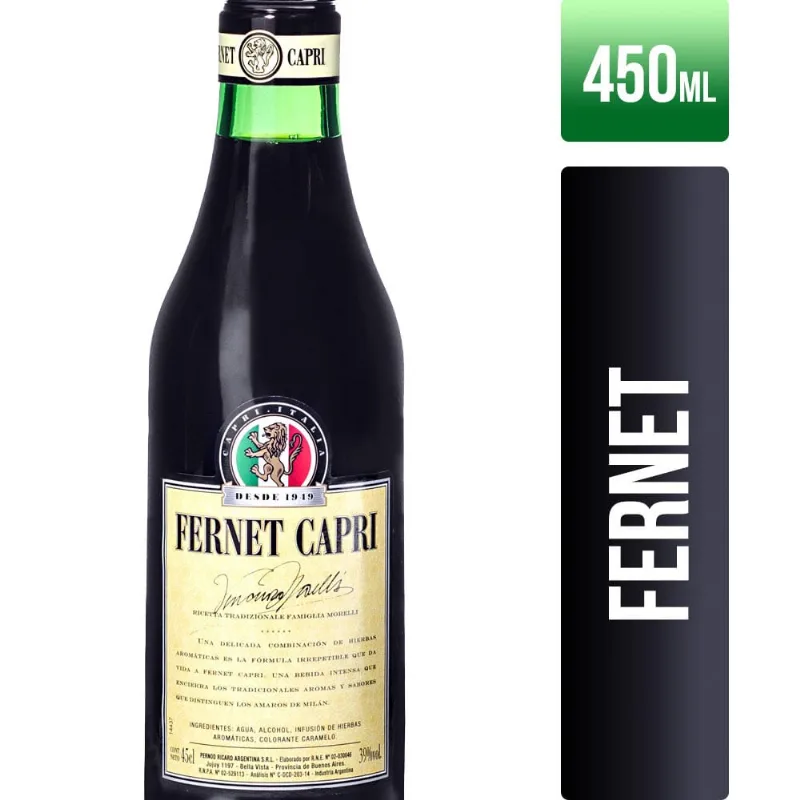 Fernet Capri 450 Ml