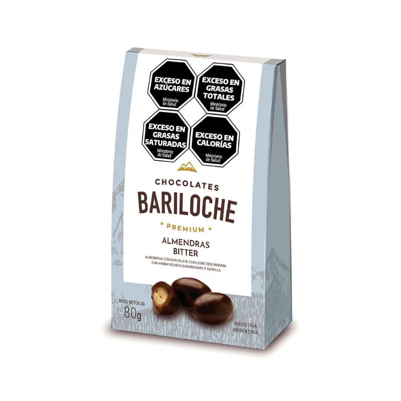 Almendras Bitter Estuche Bariloche Premium X 8